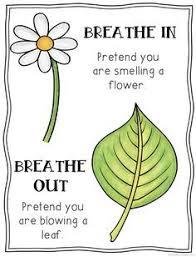 breath in breath out flower and leaf